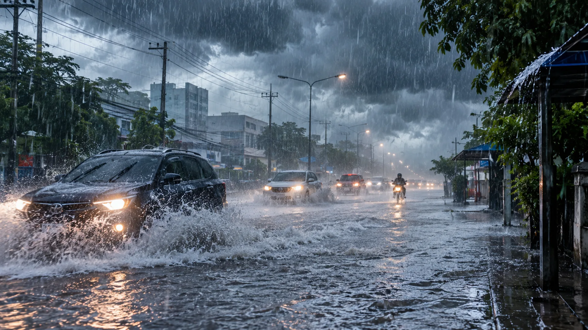 กรมอุตุนิยมวิทยาประกาศเตือนภัยฝนตกหนักทั่วประเทศ