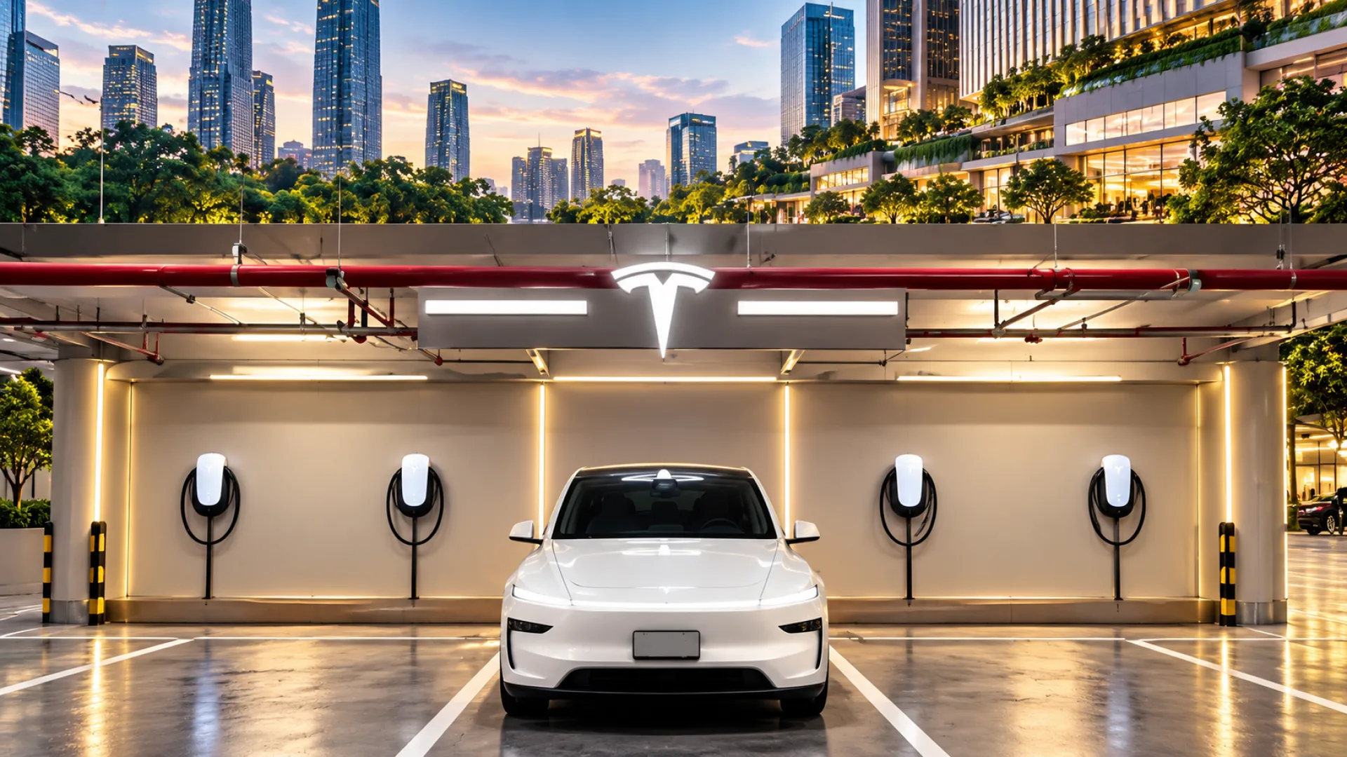 Tesla Thailand เปิดสถานีชาร์จแห่งใหม่ที่ดุสิต เซ็นทรัล พาร์ค