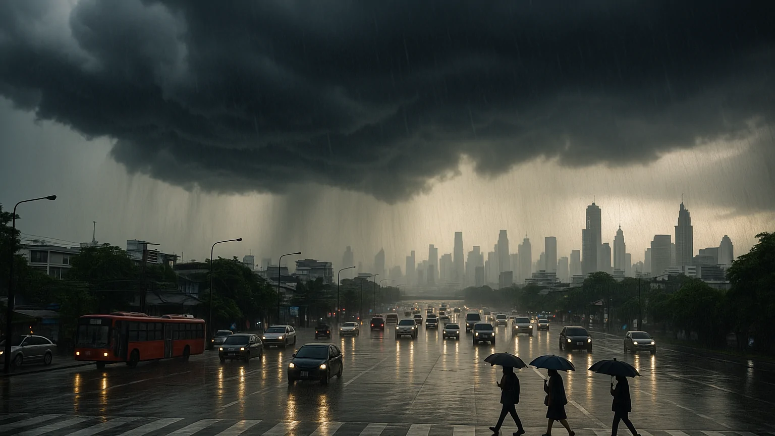 ฝนหนักจ่อถล่มภาคกลาง–ตะวันออก กทม.เสี่ยงด้วย ทะเลคลื่นสูง 1–2 เมตร