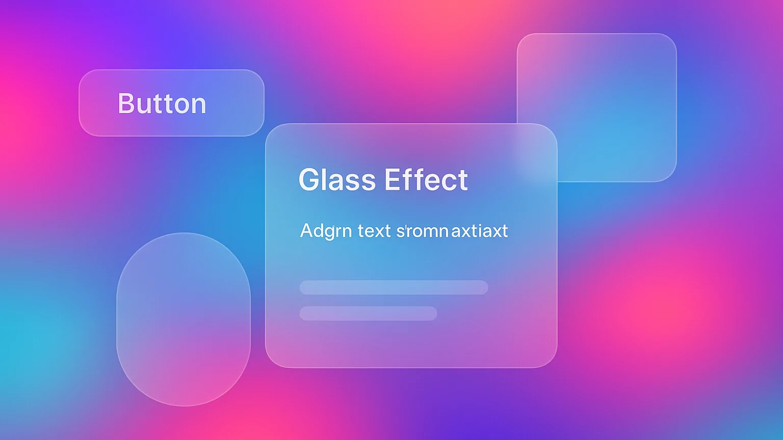 Glass Morphism คืออะไร? เทรนด์การออกแบบที่ทำให้เว็บดูหรูและทันสมัย