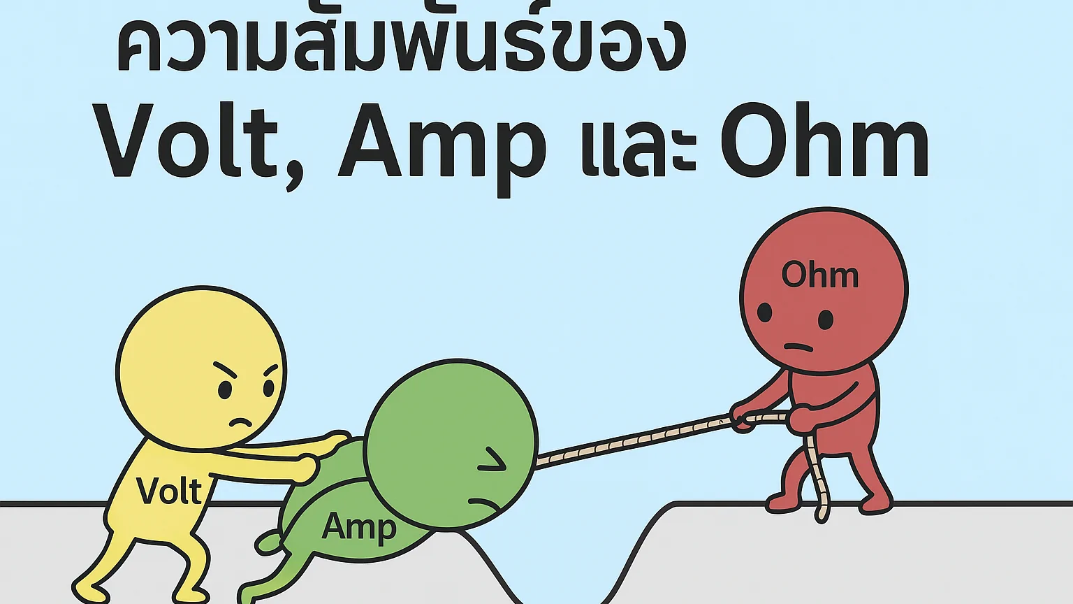 ความสัมพันธ์ของ Volt, Amp และ Ohm แบบเข้าใจง่าย