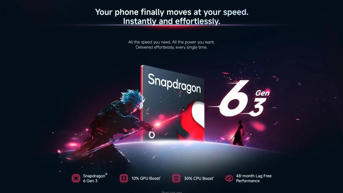 Redmi Note 15 5G เผยชิป Snapdragon 6 Gen 3 อย่างเป็นทางการ หลังทยอยปล่อยสเปกเด่นก่อนเปิดตัว