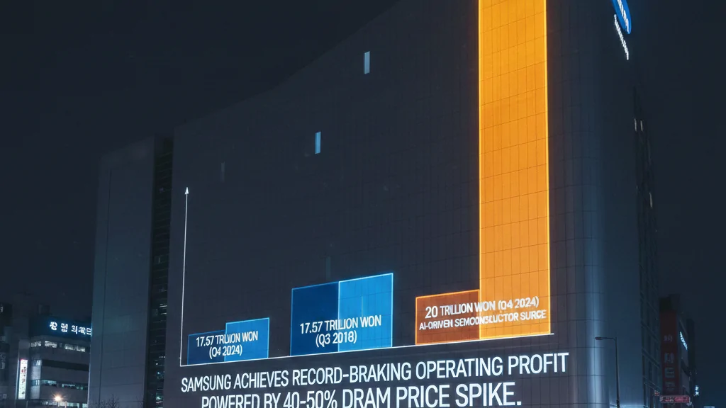 Samsung ทำกำไรไตรมาส 4 สูงสุดเป็นประวัติการณ์ ทะลุ 20 ล้านล้านวอน รับอานิสงส์ราคา DRAM พุ่งจากกระแส AI