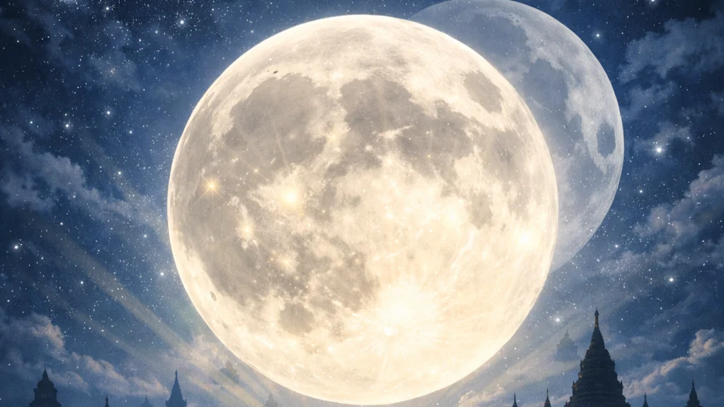 “จันทร์ซ้อนจันทร์” 2 กุมภาพันธ์ 2569 ความเชื่อโบราณชี้