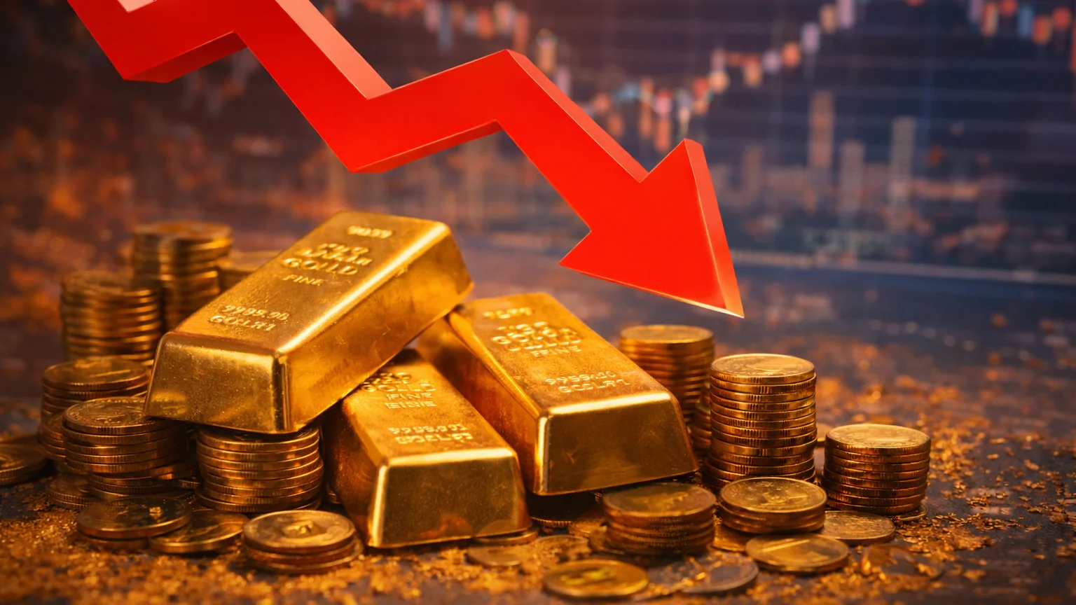 ทองคำไทยดิ่งแรง 2,800 บาท เปิดสัปดาห์ร่วงหนัก ตามแรงขายทำกำไรตลาดโลก