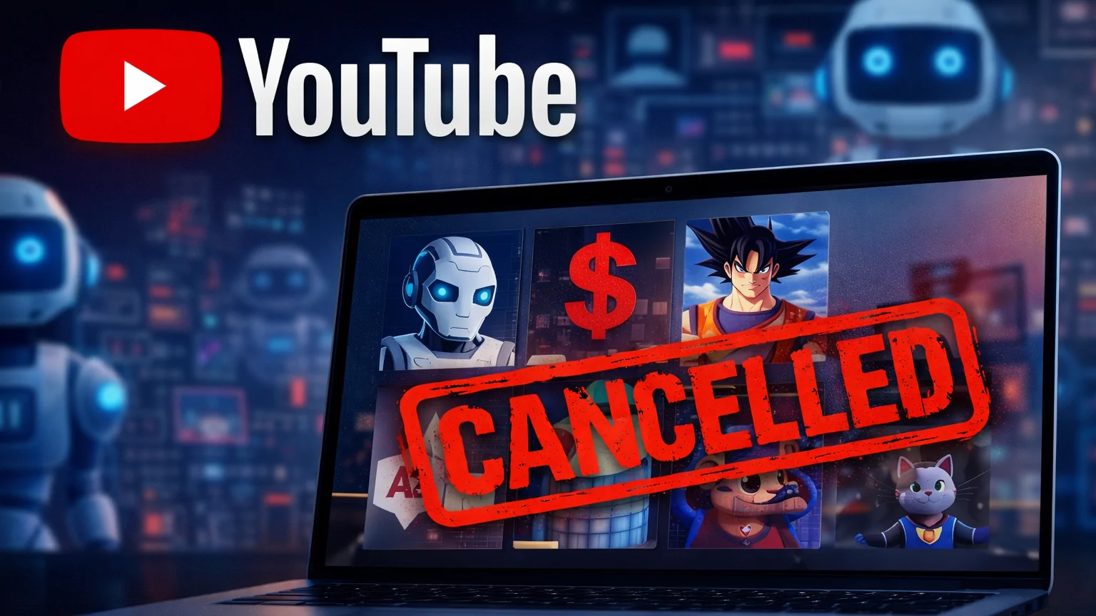 YouTube กวาดล้างช่อง AI คุณภาพต่ำ ลบกว่า 4.7 พันล้านวิว ต้อนรับปี 2026