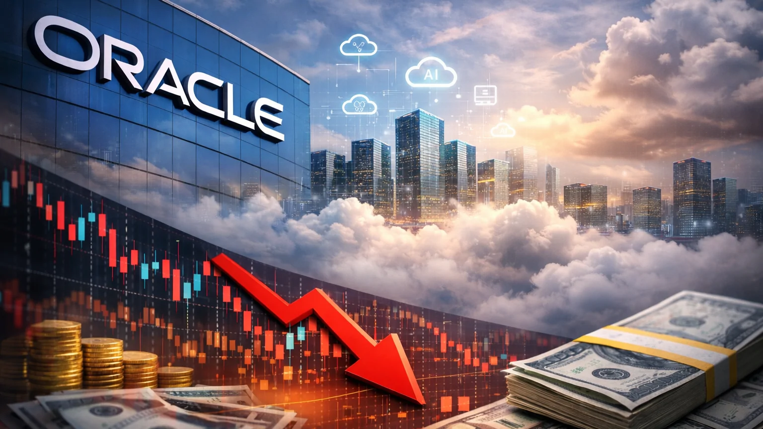 หุ้น Oracle ร่วงก่อนเปิดตลาด หลังแผนระดมทุนขยายคลาวด์เขย่าความเชื่อมั่นนักลงทุน