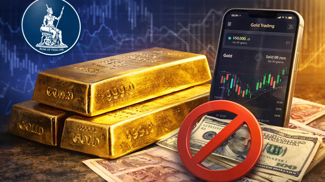 ธปท. คุมเข้มซื้อขายทองคำออนไลน์ จำกัดวงเงิน-เพิ่มเงื่อนไข หวังลดแรงกระเพื่อมค่าเงินบาท