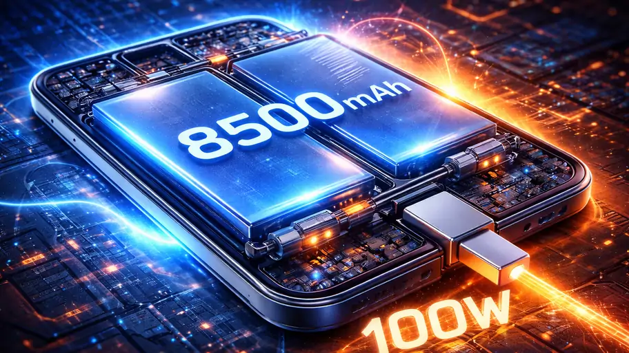 Ouga ทดสอบแบตเตอรี่สองเซลล์รุ่นใหม่ ความจุเฉียด 8,500mAh รองรับชาร์จเร็ว 100W