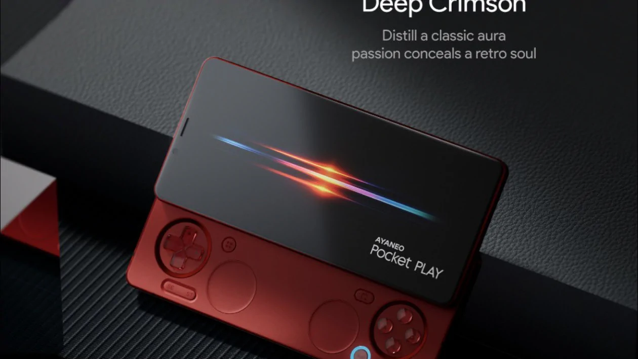 หลุดภาพ Ayaneo Pocket Play เครื่องเล่นเกมพกพาไฮบริดสมาร์ตโฟน เตรียมเปิดตัวเร็ว ๆ นี้ มาพร้อม 4 สี