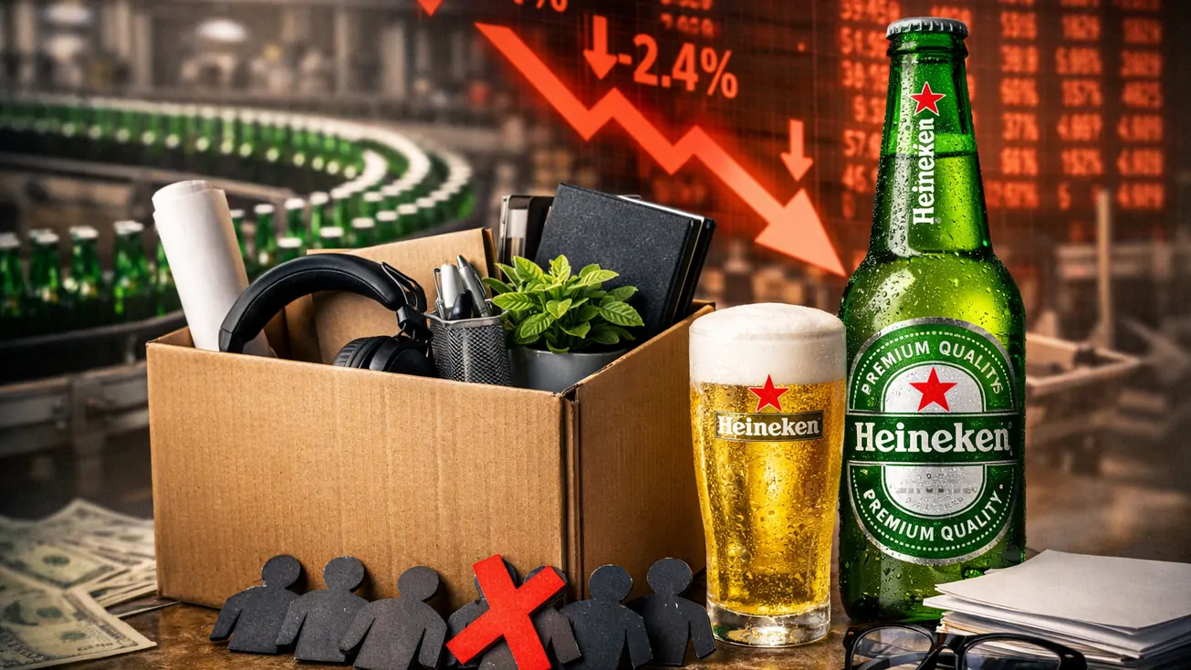 Heineken เตรียมปลดพนักงานสูงสุด 6,000 ตำแหน่ง หลังยอดขายเบียร์ทั่วโลกลดลงต่อเนื่อง