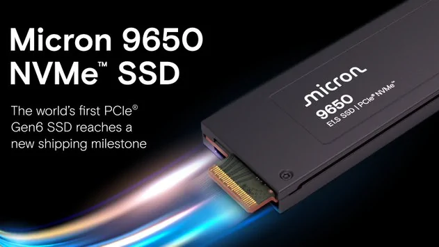 Micron เริ่มผลิต Micron 9650 NVMe SSD รุ่นแรกของโลกที่ใช้ PCIe Gen6 รองรับงาน AI เต็มรูปแบบ
