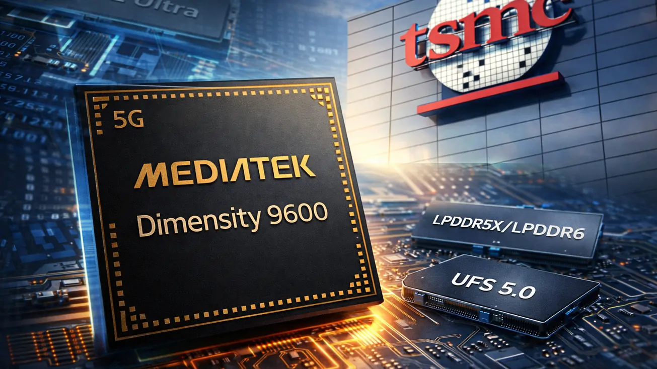 MediaTek เตรียมเปิดตัว Dimensity 9600 ชิปเรือธงใหม่ แรงขึ้น 30% ใช้สถาปัตยกรรม TSMC N2P