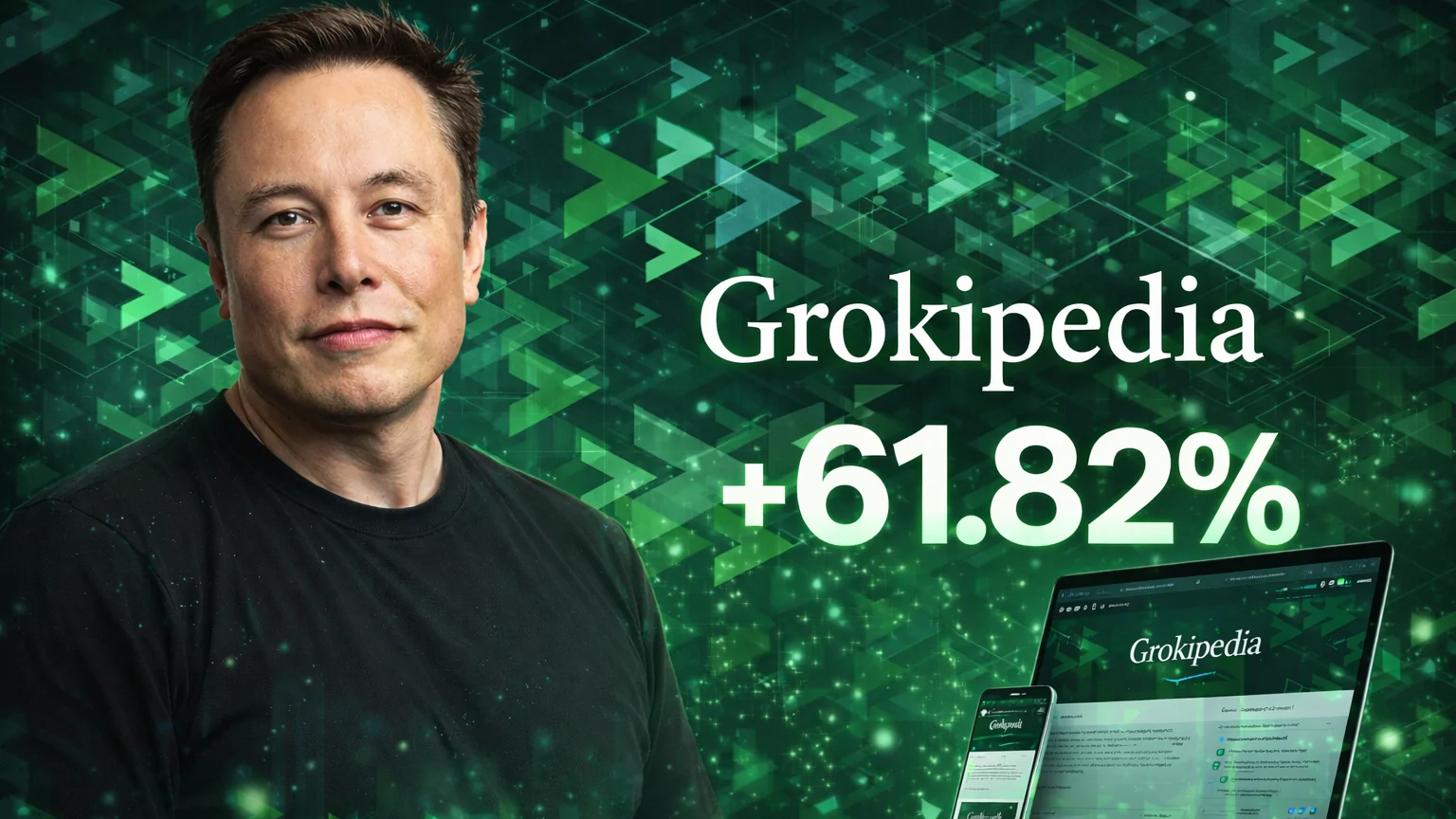 Elon Musk ดัน “Grokipedia” โตแรง 61.82% ในเดือนเดียว ตั้งเป้าเป็นคลังความรู้โอเพนซอร์สที่ครบที่สุด