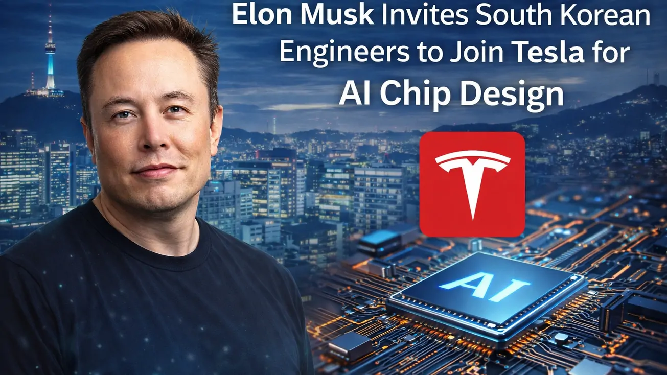 Elon Musk ชวนวิศวกรเกาหลีใต้ร่วมงาน Tesla ดันทีมออกแบบชิปและ AI
