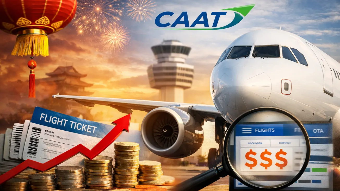 ตั๋วเครื่องบินตรุษจีน 2569 พุ่งตามดีมานด์ แต่ยังไม่เกินเพดานราคา กพท.คุมเข้ม OTA