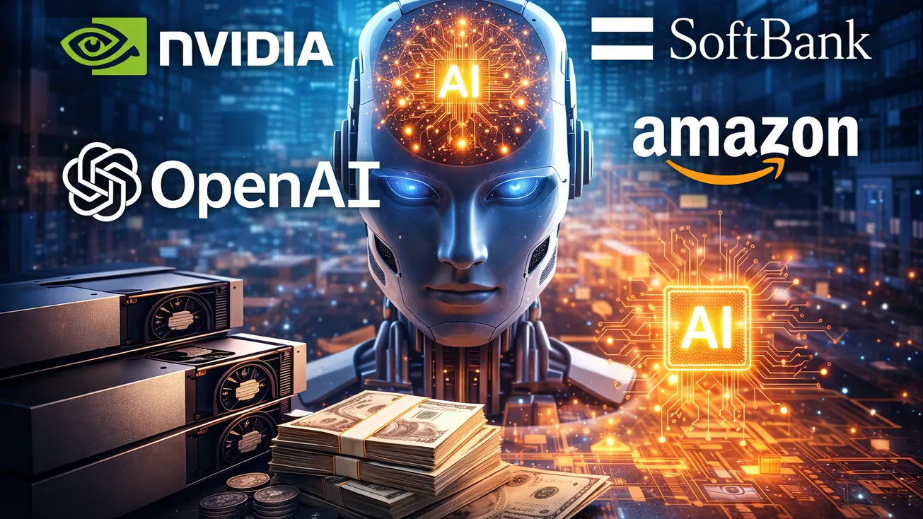 Nvidia เล็งลงทุน OpenAI รอบใหม่ ดึง SoftBank และ Amazon ร่วมวง เสริมแกร่งศึก AI