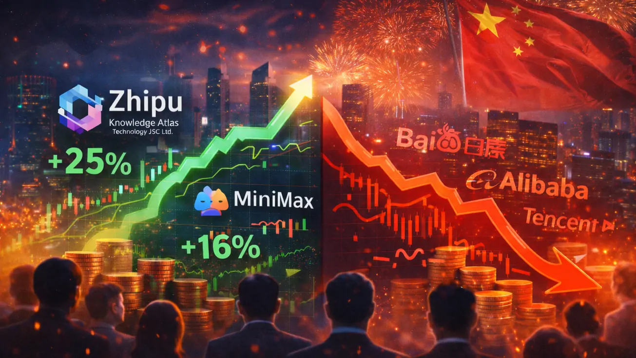 หุ้นสตาร์ทอัพ AI จีนพุ่งแรงหลังตรุษจีน นักลงทุนหมุนเงินออกจากบิ๊กเทค