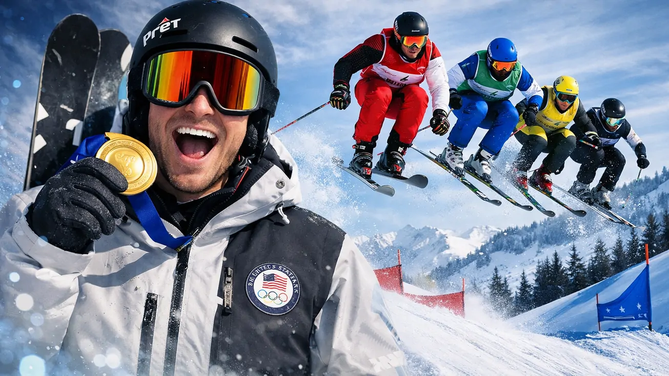 สกีฟรีสไตล์เดือด! ลุ้นแชมป์สกีครอสชาย 19.10 น. อเล็กซ์ เฟอร์เรรา คว้าทองฮาล์ฟไปป์