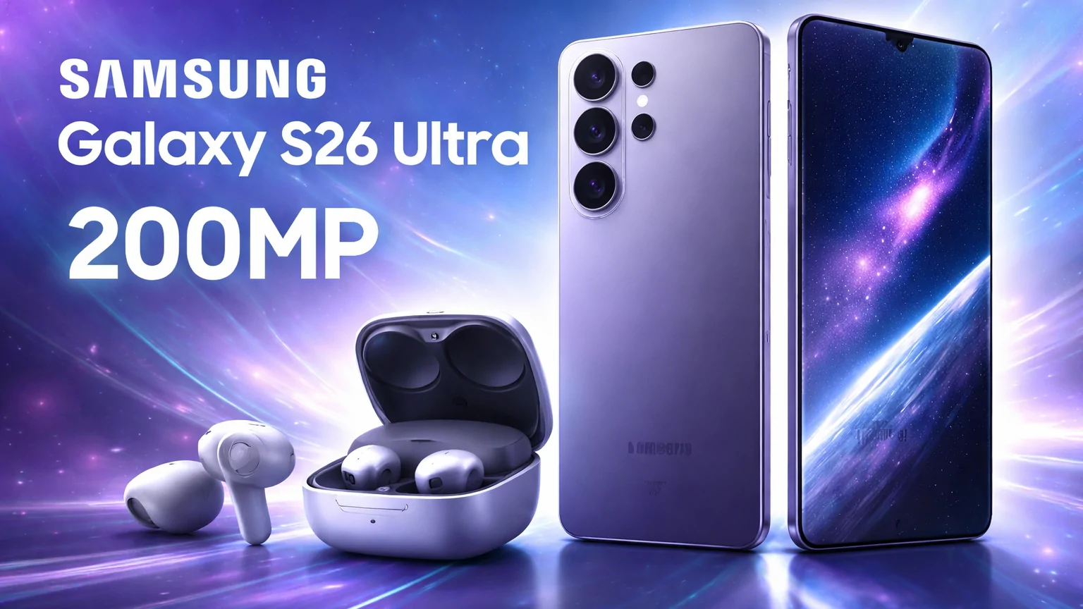 หลุดโปสเตอร์ Samsung Galaxy S26 Ultra เผยสเปกจัดเต็ม กล้อง 200MP ชิปแรงขึ้น แบต 5,000mAh