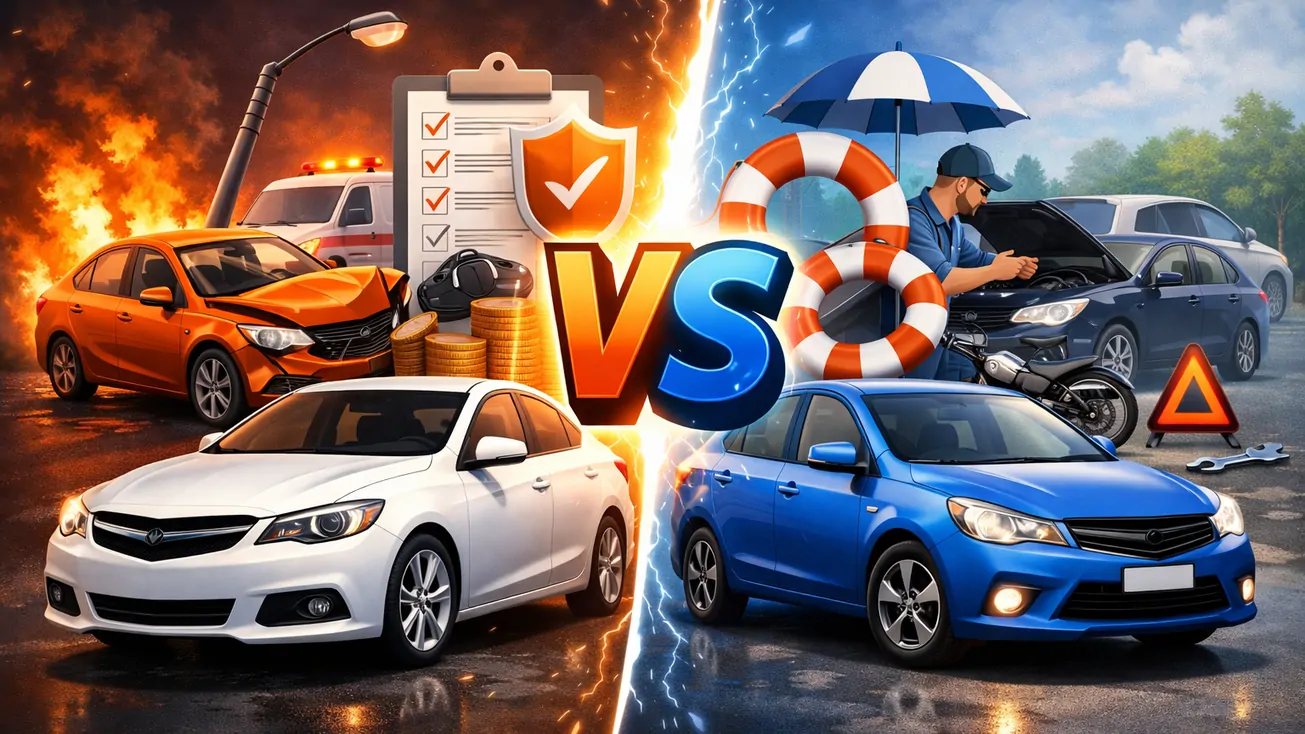 ประกันรถยนต์ชั้น 1 vs ชั้น 2+ เลือกแบบไหนให้เหมาะกับคุณ