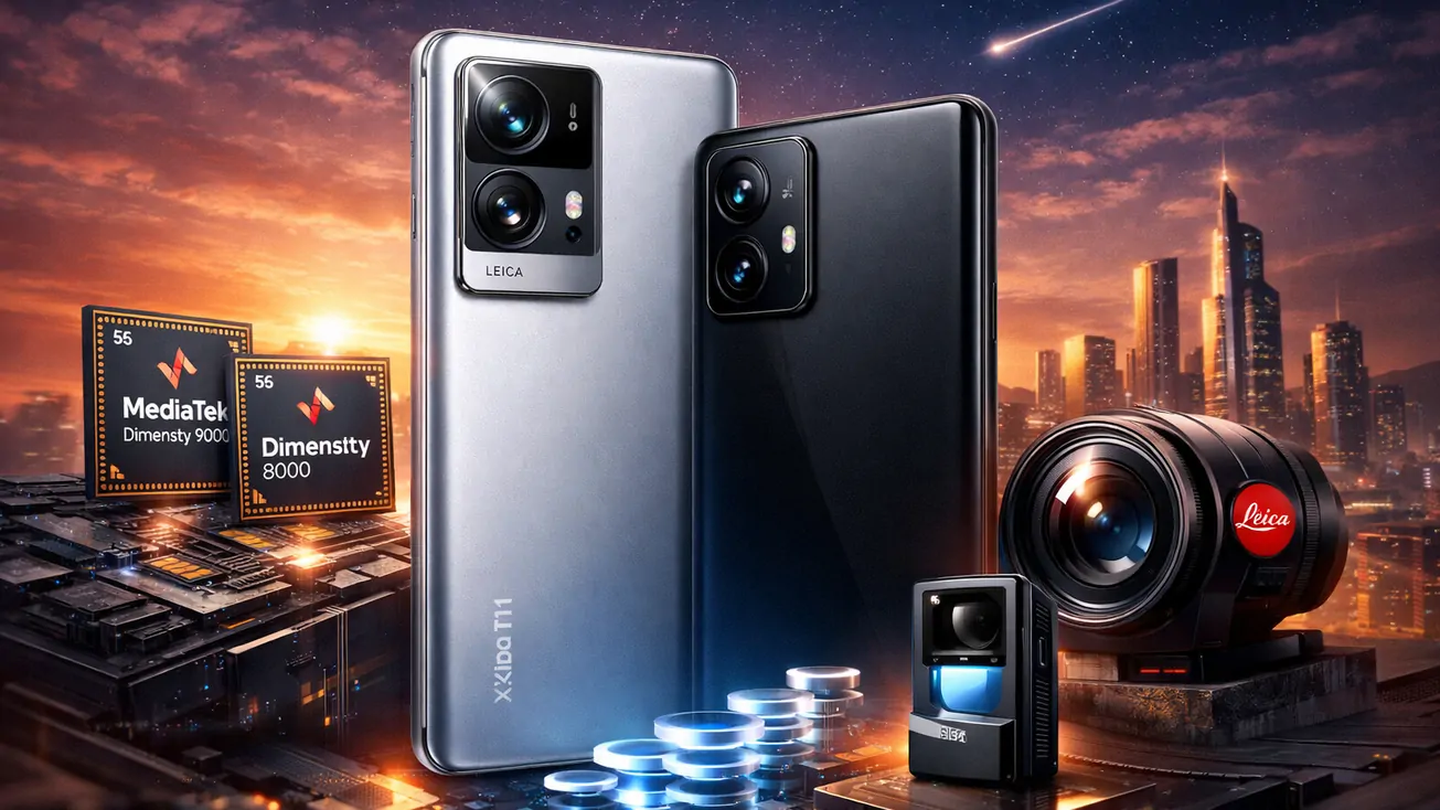 หลุดข้อมูล Xiaomi 17T Series จ่อใช้ชิป Dimensity รุ่นใหม่ พร้อมกล้อง Leica และเลนส์ซูมปริทรรศน์ในรุ่น Pro