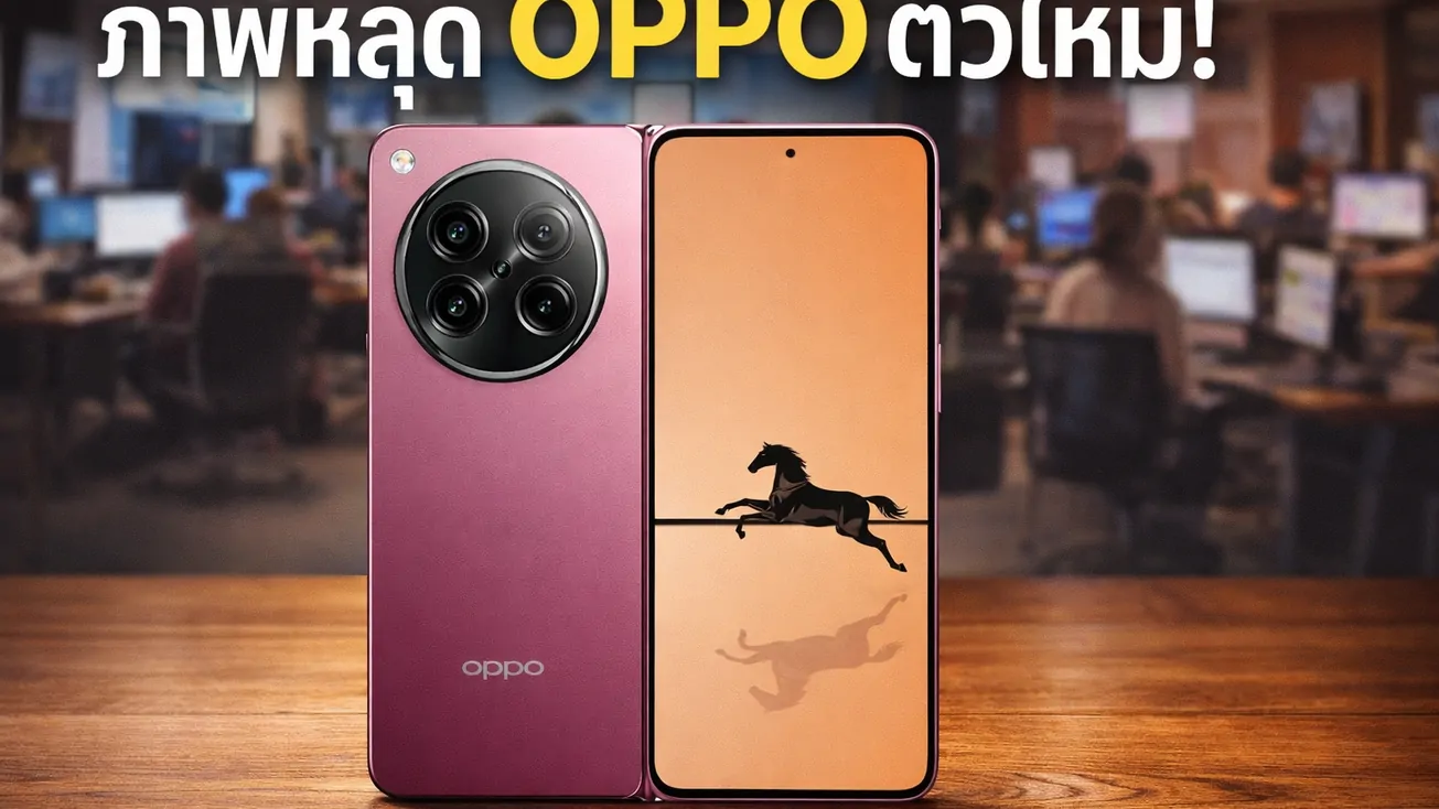 Oppo Find N6 เตรียมปฏิวัติวงการมือถือพับได้ ด้วยกล้อง 200MP ผสาน Hasselblad