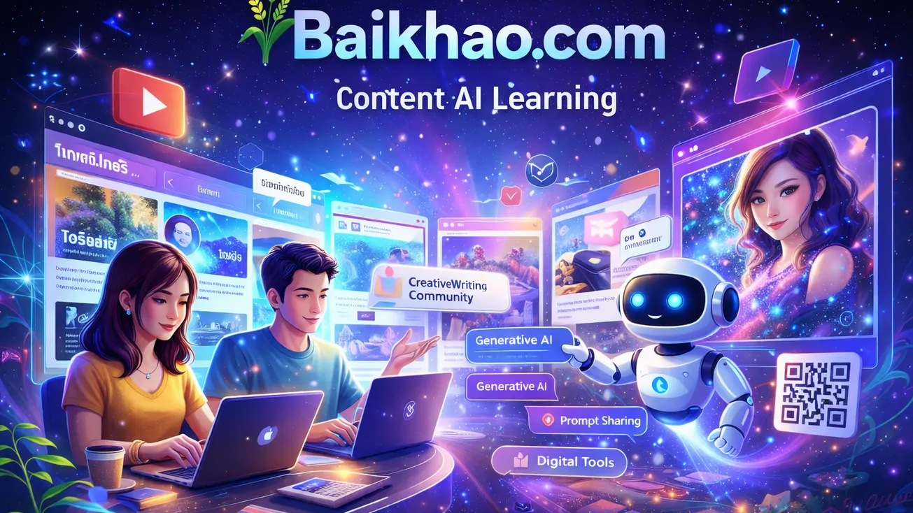 ปฏิวัติวงการคอนเทนต์ไทย! เจาะลึก Baikhao.com แพลตฟอร์มศูนย์กลางนักเขียนและคลังปัญญาประดิษฐ์ยุคดิจิทัล