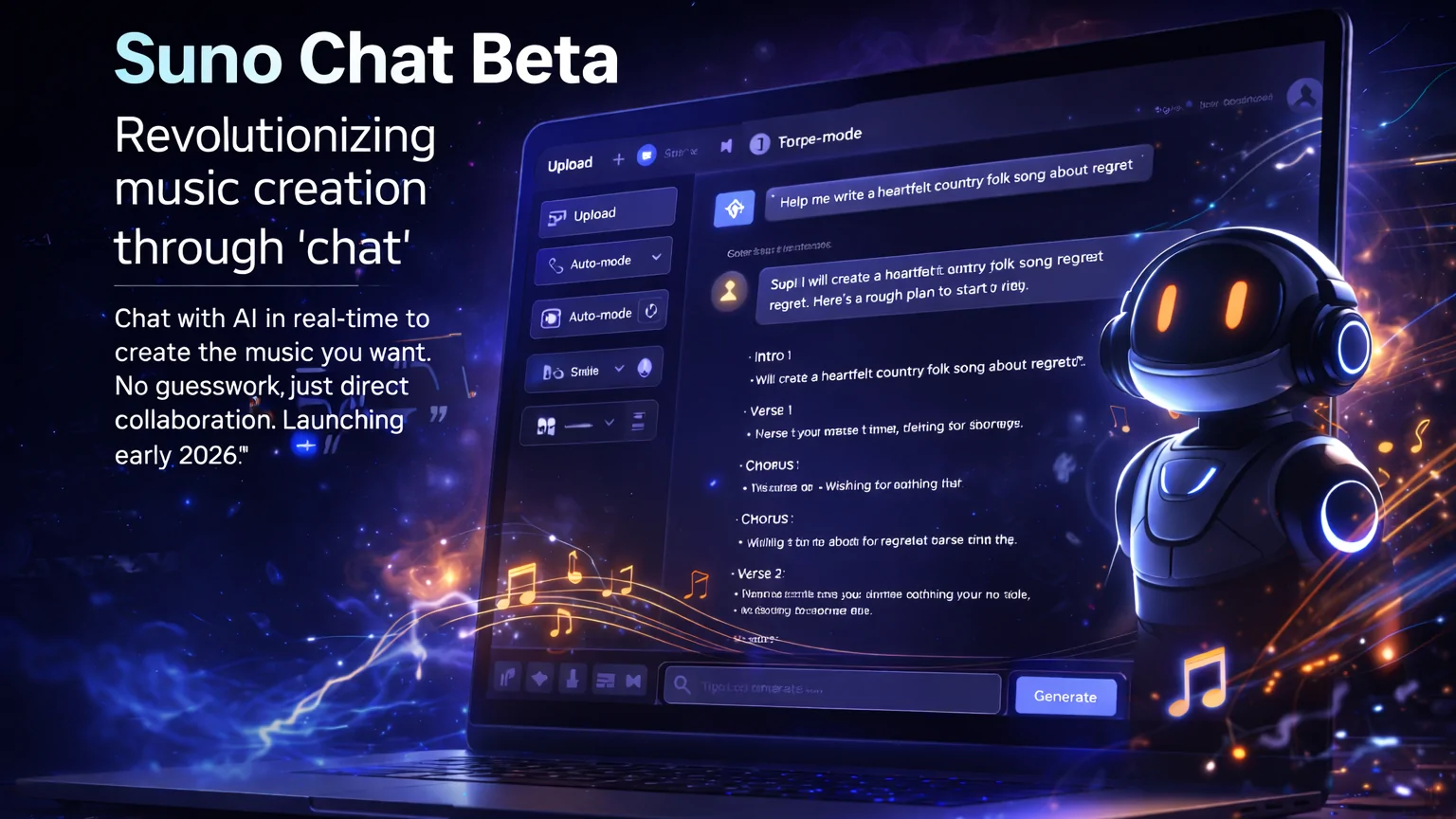 พลิกโฉมการสร้างสรรค์ดนตรี: Suno Chat Beta กับยุคใหม่แห่งการสนทนา AI