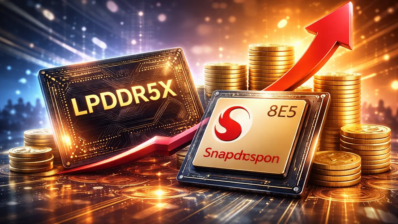 ต้นทุนหน่วยความจำพุ่งสูง LPDDR5x แซงหน้า Snapdragon 8E5 ในไตรมาสแรก คาดราคาเพิ่มอีก