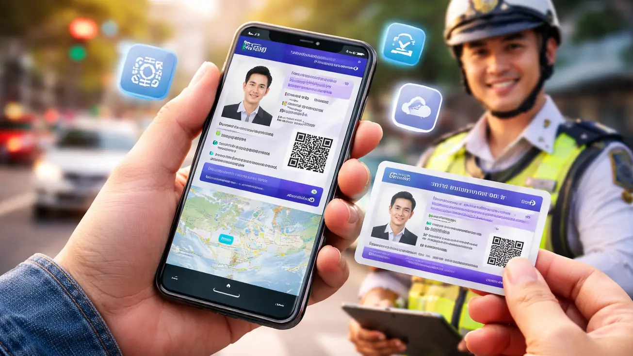 กรมการขนส่งฯ ชูใบขับขี่ดิจิทัล สู่ยุคใหม่แห่งความสะดวกสบายบนท้องถนน
