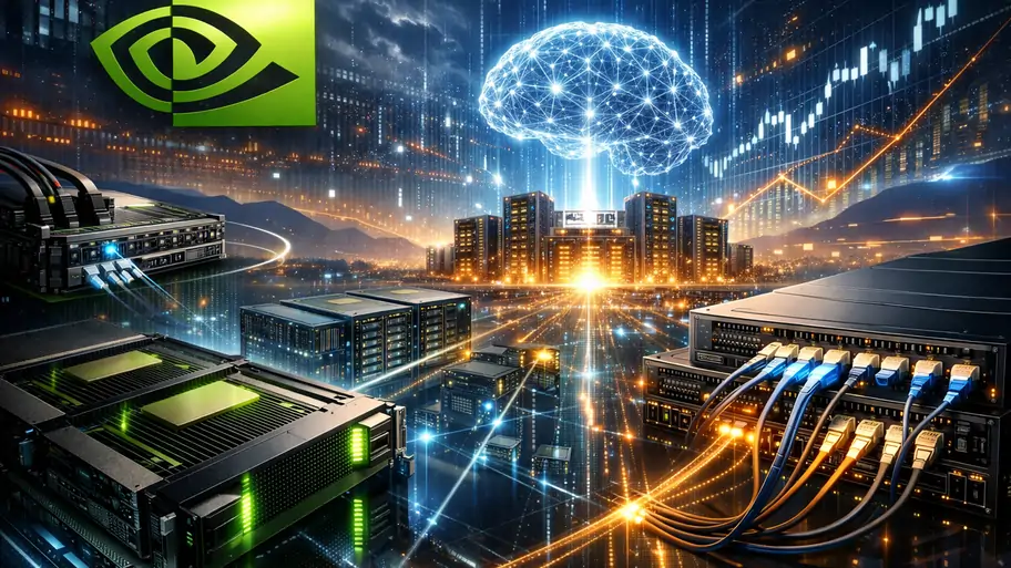 Nvidia ผงาด ธุรกิจเครือข่ายศูนย์ข้อมูลขับเคลื่อนยุค AI สู่จุดสูงสุด