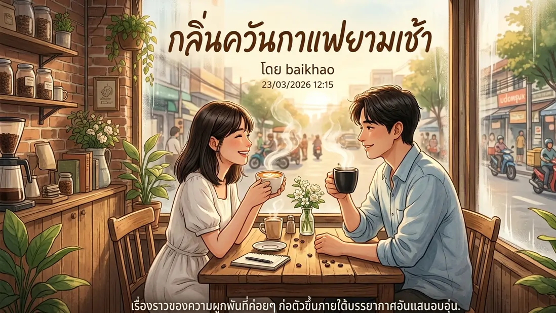 กลิ่นควันกาแฟยามเช้า