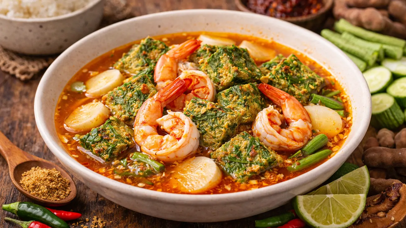 สูตรแกงส้มชะอมไข่กุ้งสด รสจัดจ้าน เปรี้ยว เผ็ด หวาน กลมกล่อม ทำง่ายได้ที่บ้าน