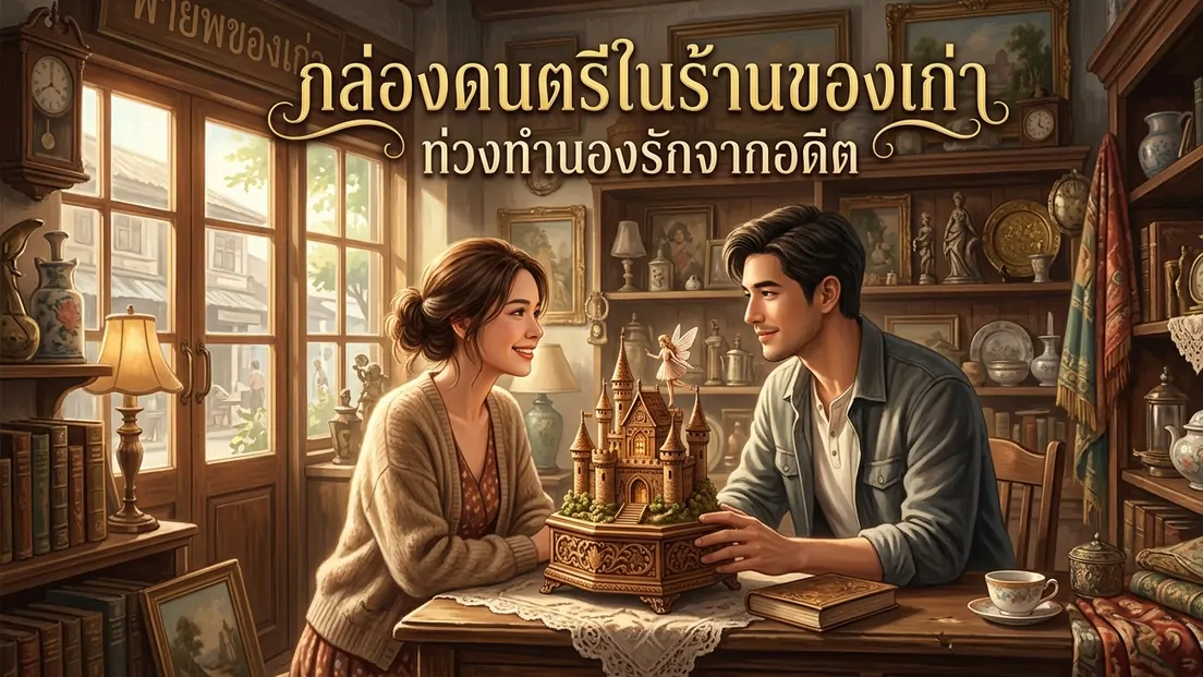กล่องดนตรีในร้านของเก่า
