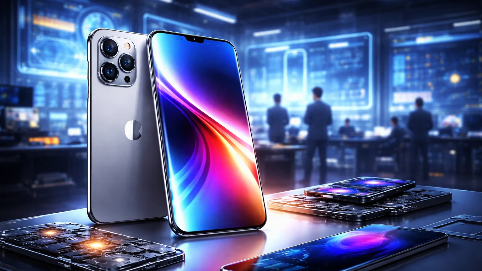 อนาคตสมาร์ทโฟน Apple นำทัพนวัตกรรมจอโค้งและกล้องใต้หน้าจอ สู่การแข่งขันระดับไฮเอนด์