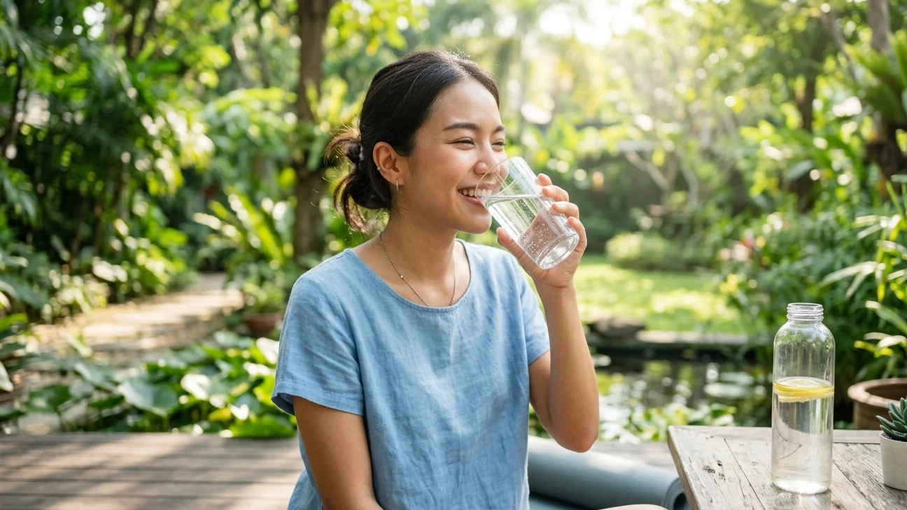 ดื่มน้ำเพียงพอ กุญแจสำคัญสู่สุขภาพกายใจที่แข็งแรง