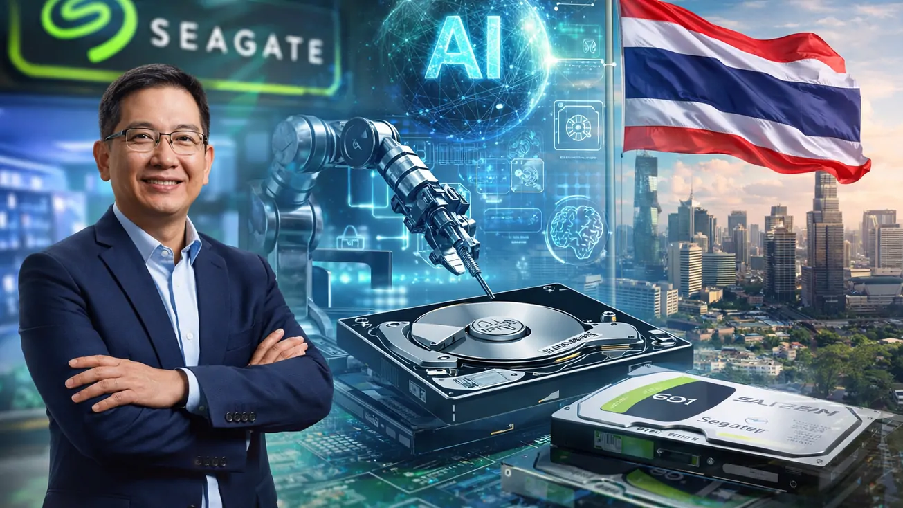 ซีเกท ยืนยันความเชื่อมั่นไทย ปักหมุดฐานผลิตโลก พร้อมรับยุค AI และข้อมูลมหาศาล