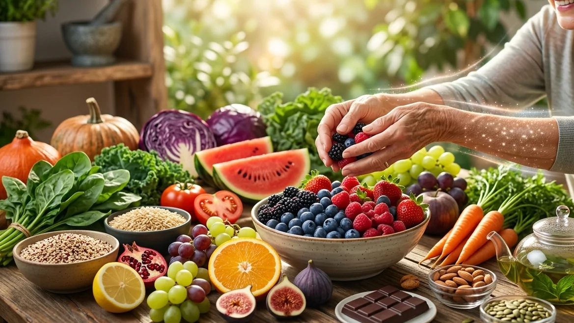 ชะลอวัยด้วย 'อาหารต้านอนุมูลอิสระ' สารอาหารมหัศจรรย์จากธรรมชาติ