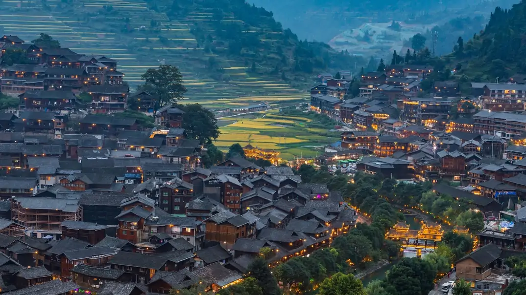 หมู่บ้านม้งซีเจียง หมู่บ้านซีเจียง เผ่าเหมียวพันครัวเรือน (Xijiang Miao Village)