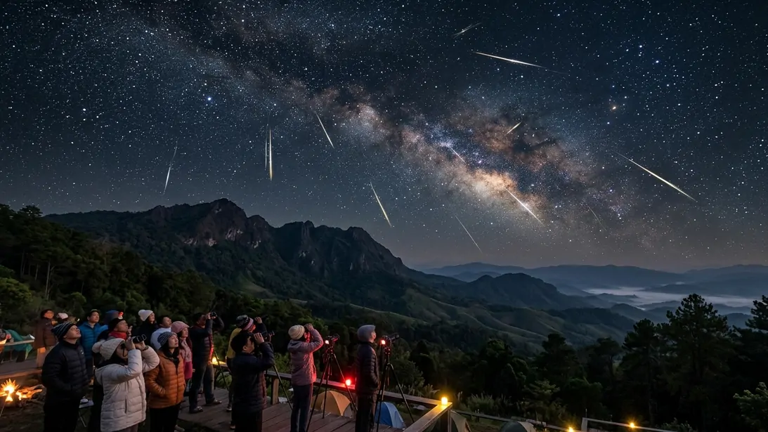 ปรากฏการณ์ฝนดาวตกไลริดส์ สาดแสงสว่างทั่วไทย คืน 22 เมษายน