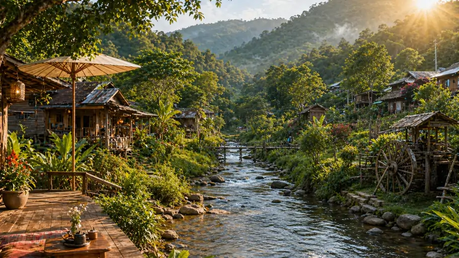 บ้านไร่ริมธารา จังหวัดน่าน ดินแดนแห่งความสุขสงบที่สายน้ำเล่าขาน