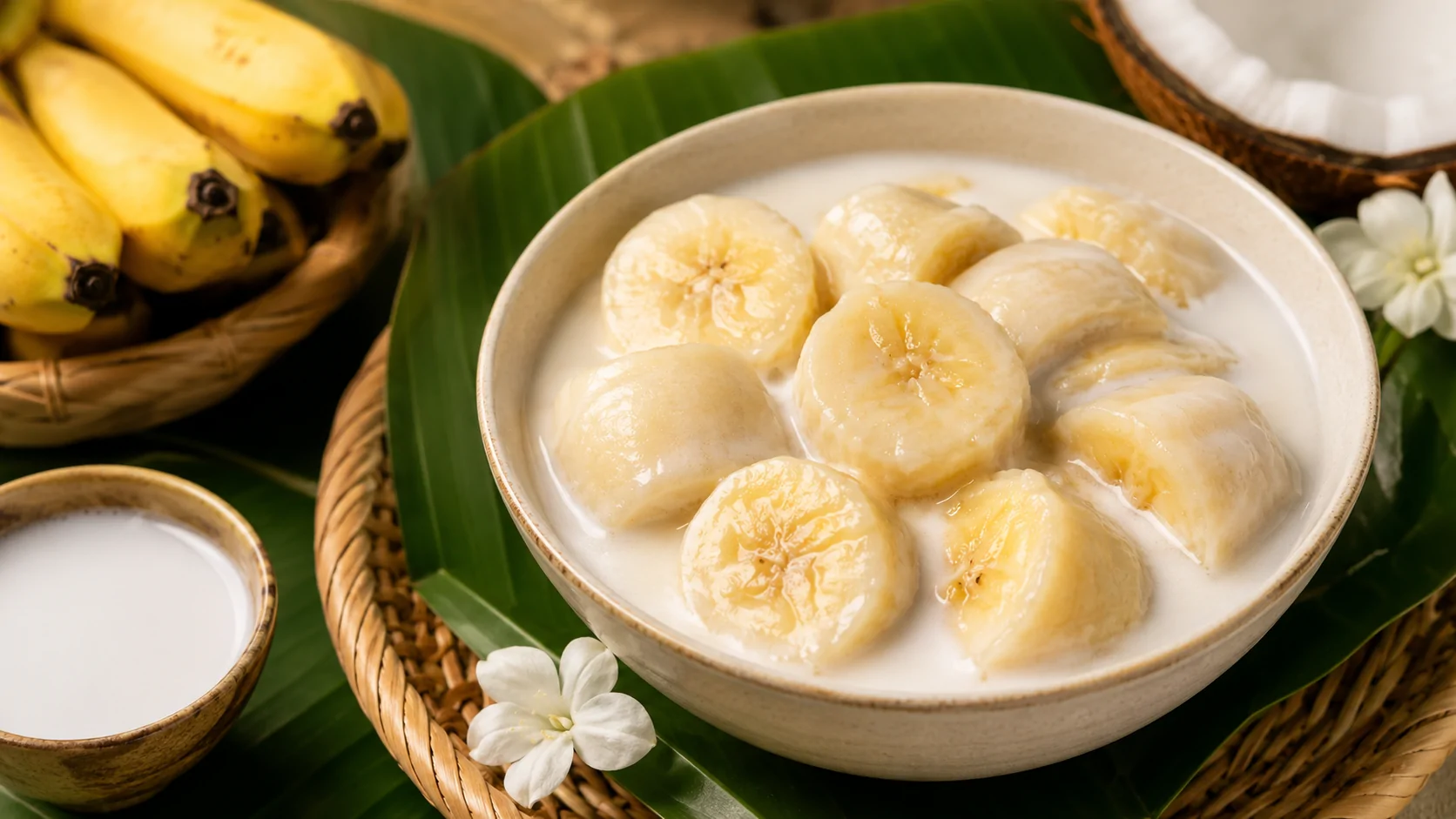 สูตรกล้วยบวชชี หอมหวาน มันกลมกล่อม ทำง่ายได้ที่บ้าน