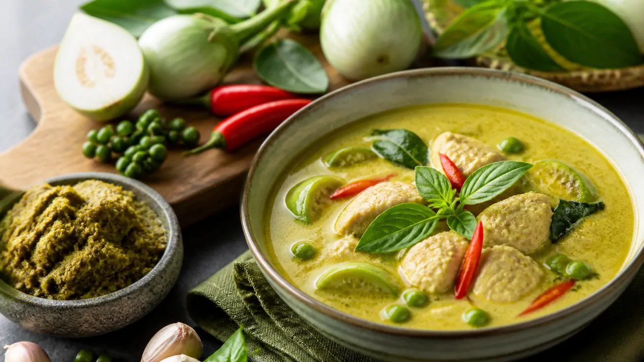 สูตรแกงเขียวหวานไก่ รสจัดจ้าน หอมเครื่องแกง ทำง่ายได้ที่บ้าน
