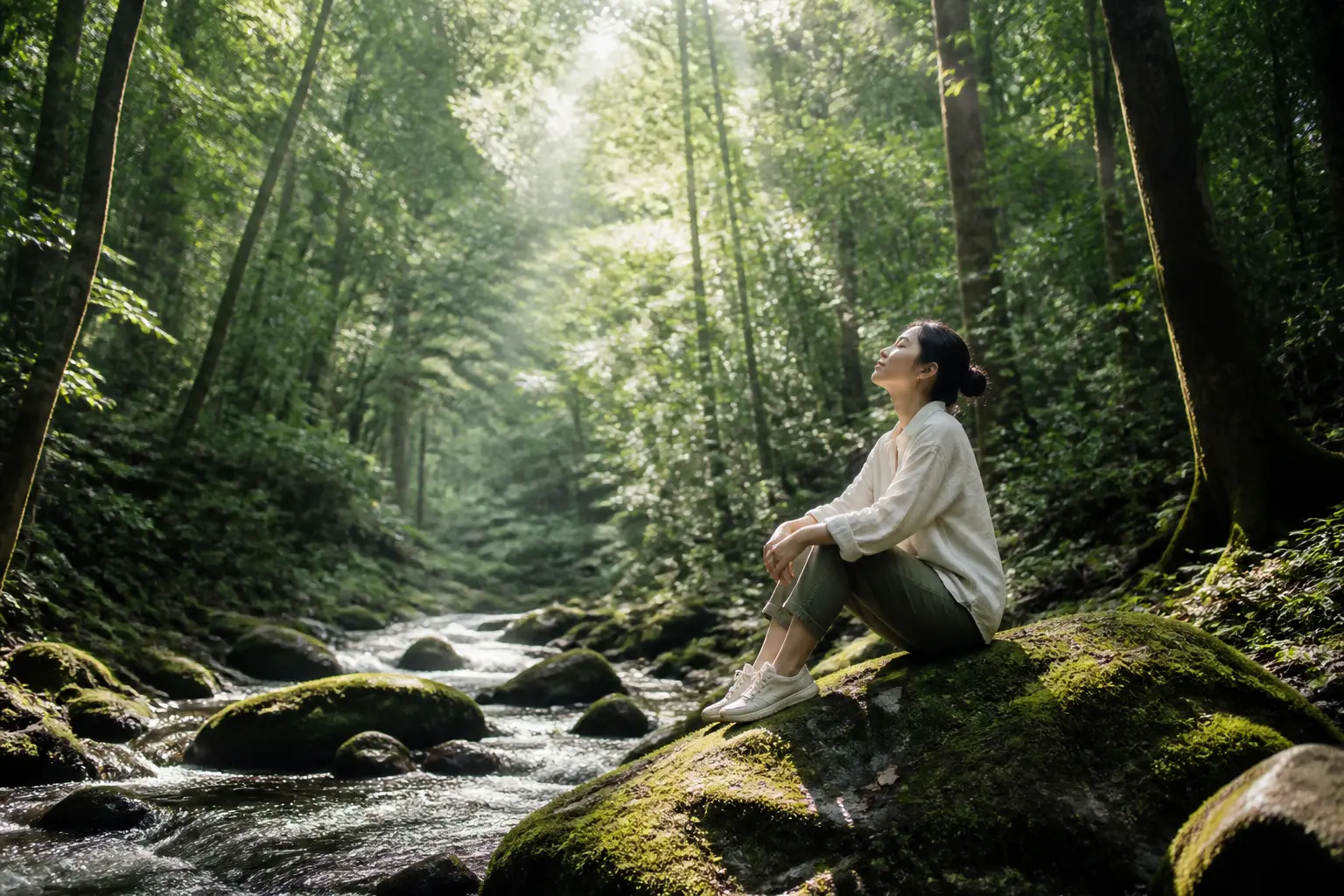 เจาะลึก ‘การอาบป่า’ (Shinrin-Yoku) ศาสตร์แห่งการบำบัดด้วยธรรมชาติเพื่อลดความดันและเยียวยาจิตใจ