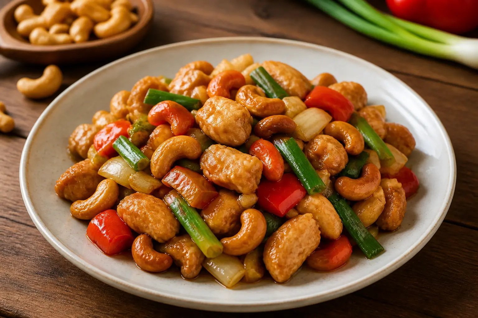 สูตรไก่ผัดเม็ดมะม่วงหิมพานต์ รสกลมกล่อม กรุบกรอบถึงเครื่อง