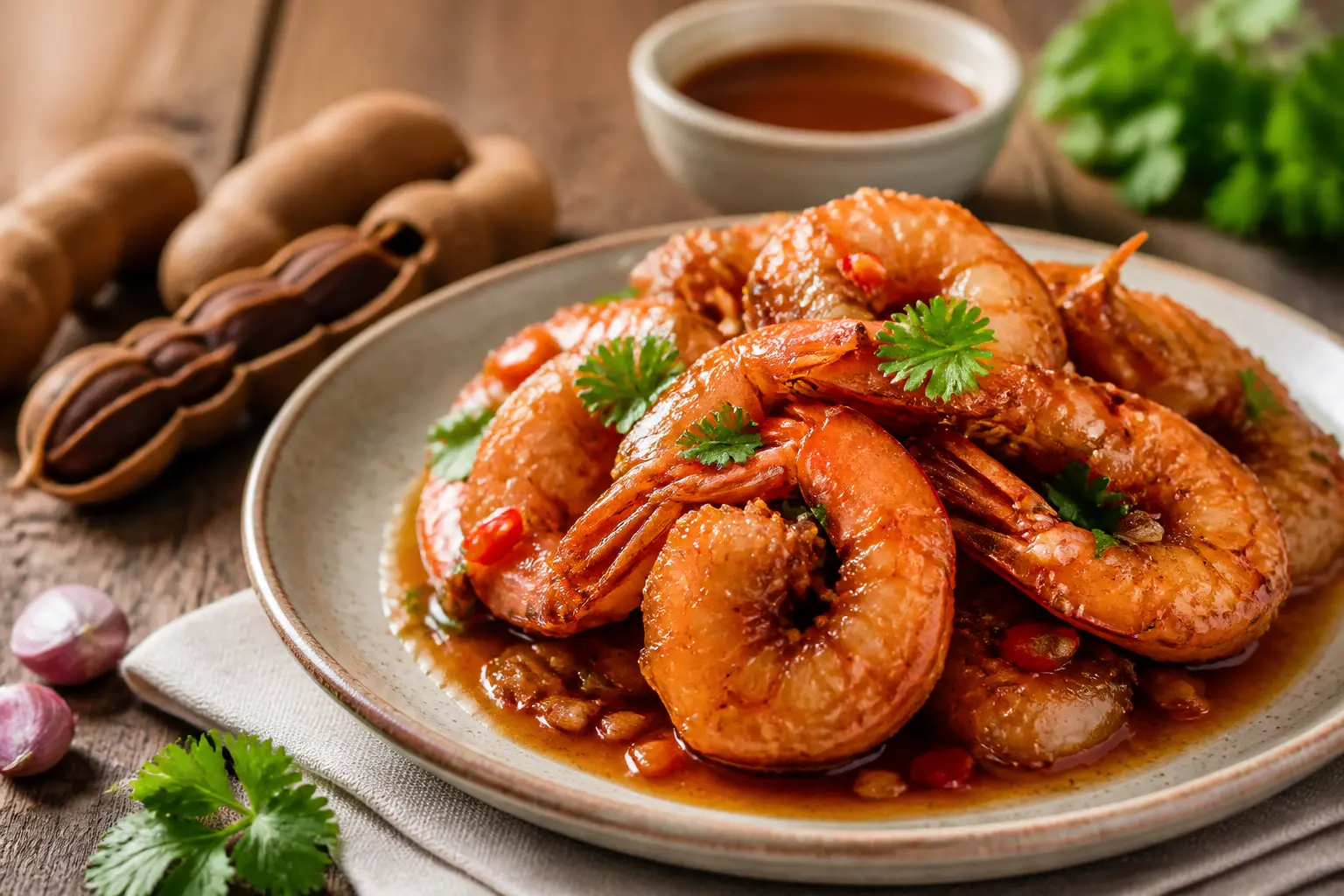 สูตรกุ้งทอดซอสมะขาม รสเปรี้ยวหวานกลมกล่อม กรอบนอกนุ่มใน