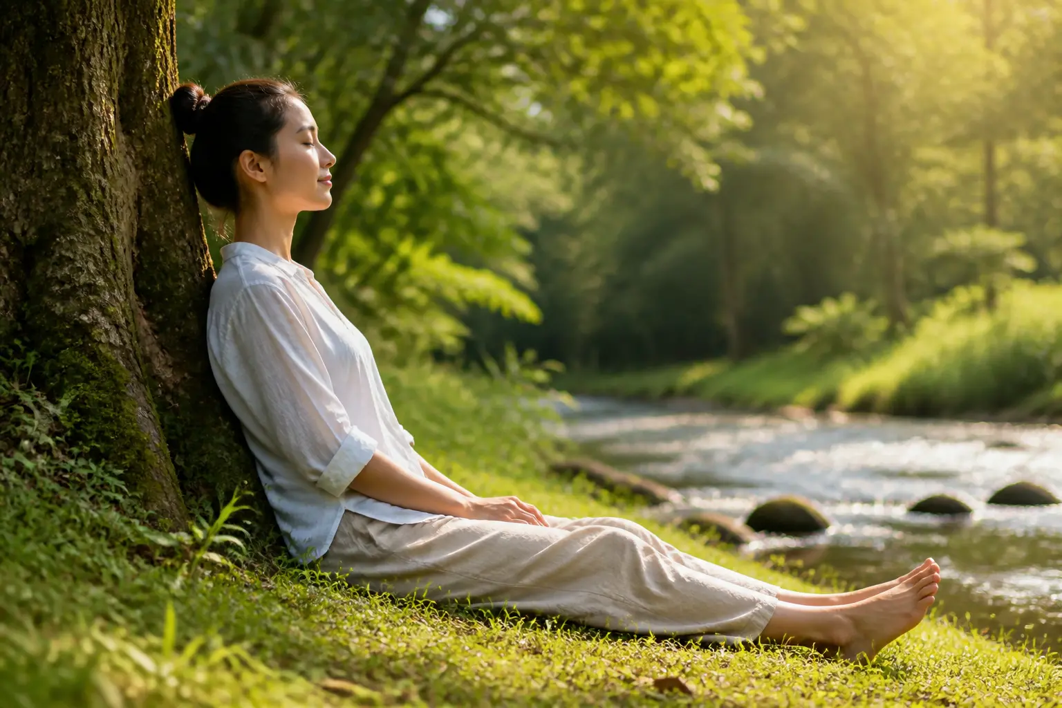 เจาะลึก ‘การทำ Earthing Meditation’ ศาสตร์แห่งการฝึกสมาธิแนบชิดธรรมชาติเพื่อปรับคลื่นสมองให้สงบ