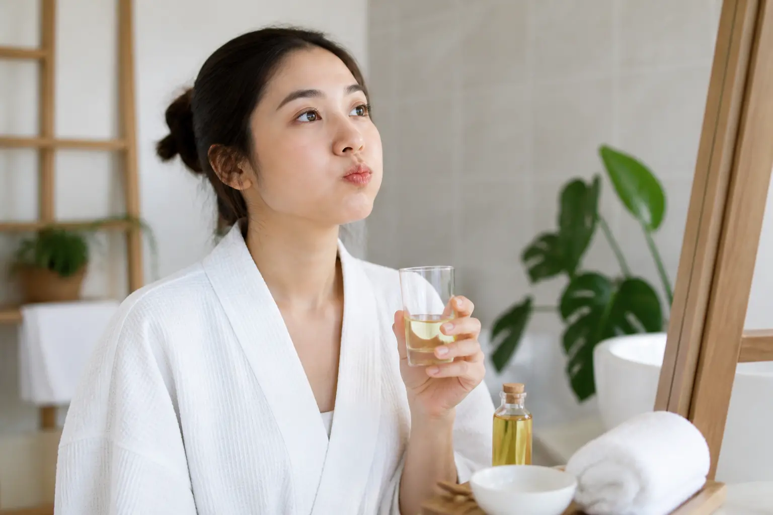 เจาะลึก ‘การทำ Oil Pulling’ ศาสตร์แห่งการกลั้วปากด้วยน้ำมันเพื่อดีท็อกซ์ช่องปากและเสริมสุขภาพเหงือก