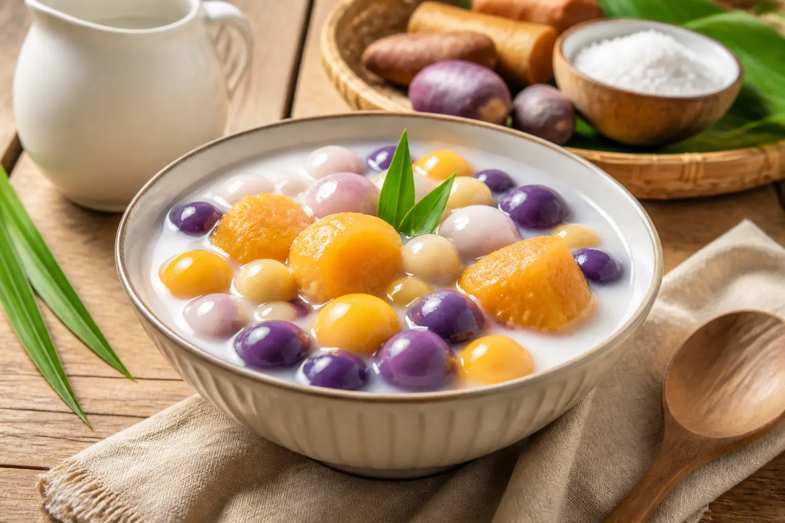 สูตรบัวลอยไข่หวาน กะทิสดหอมมันรสละมุนลิ้น